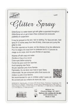 Mehron Glitter Spray - Green 7 Mehron Glitter Spray - Green -Face Painting Supplies Store 0013984 mehron glitter spray green