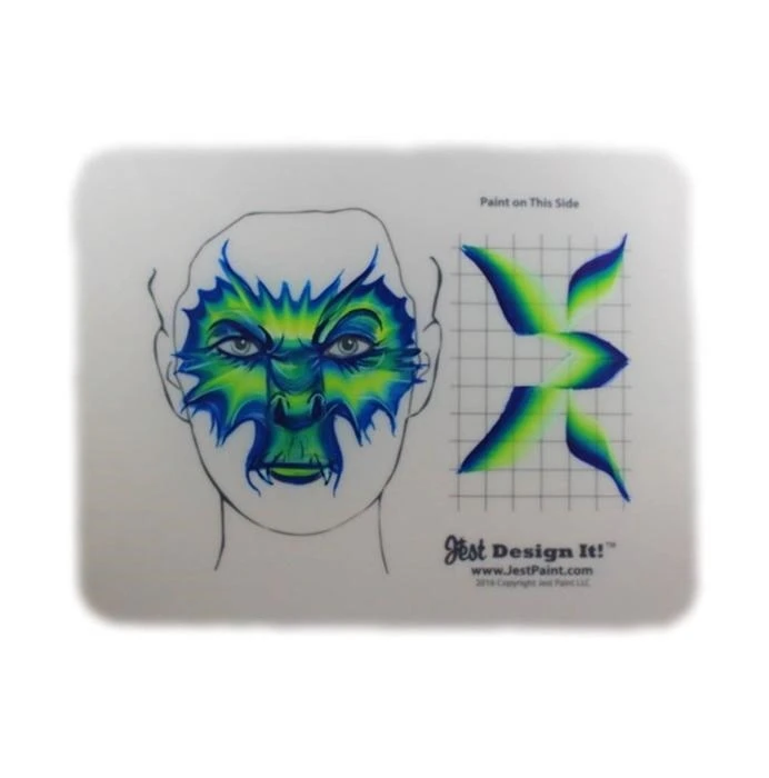 Jest Design It Face Painting Practice Board - Adult And Grid 4 Jest Design It Face Painting Practice Board - Adult And Grid - Image 2
