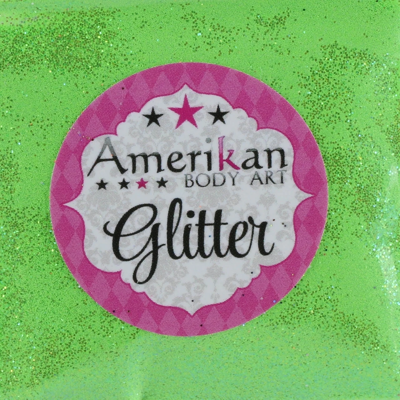 Electric Green Glitter - Amerikan Body Art - UV ( 4oz ) 4 Electric Green Glitter - Amerikan Body Art - UV ( 4oz ) - Image 2