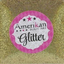 Holographic Gold Glitter - Amerikan Body Art ( 4oz ) -Face Painting Supplies Store 0014263 holographic gold glitter amerikan body art 4oz