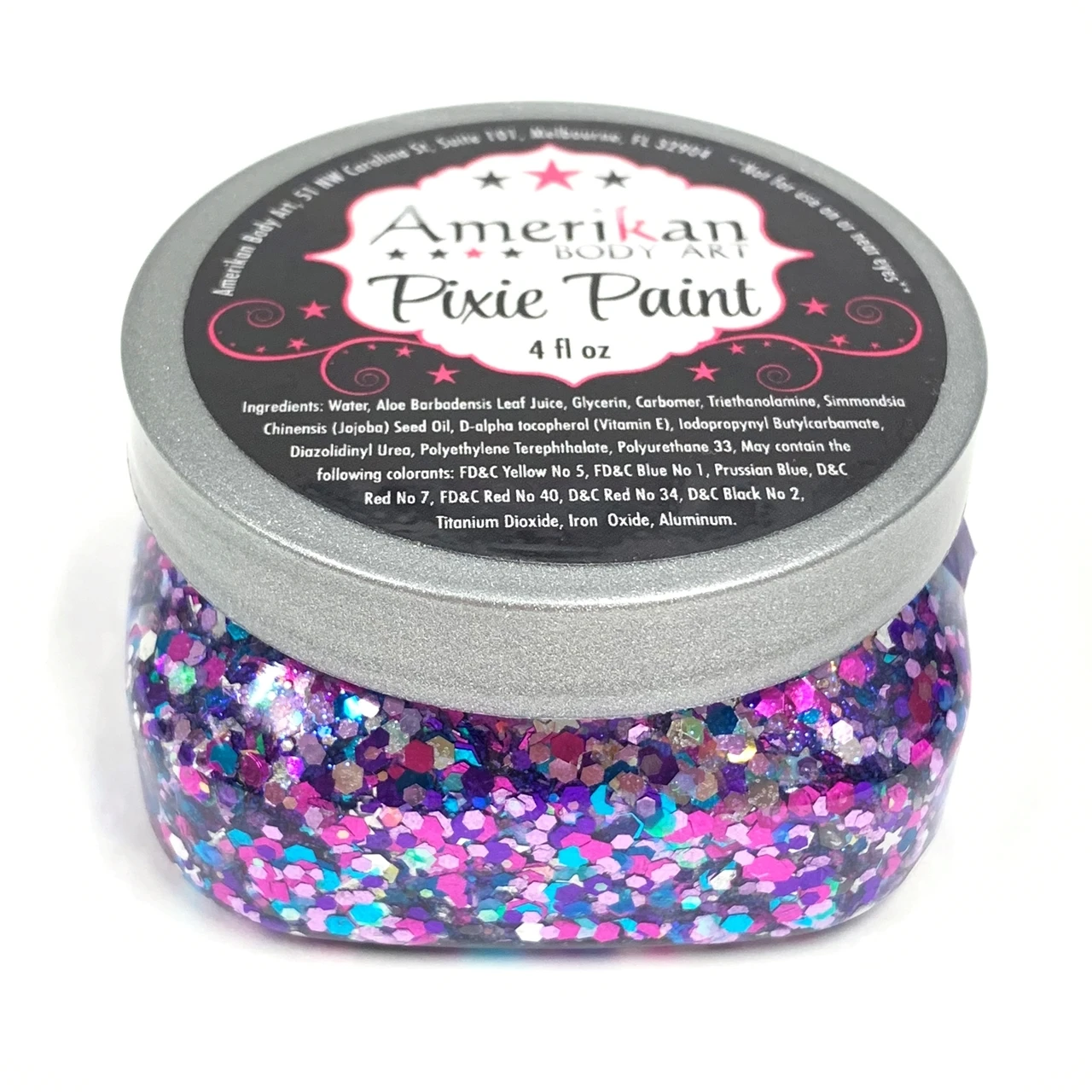 Pixie Paint Glitter Gel - Fifi Royale - 4oz (125ml) 3 Pixie Paint Glitter Gel - Fifi Royale - 4oz (125ml)