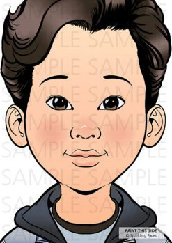 Face Painting Practice Board - Kai