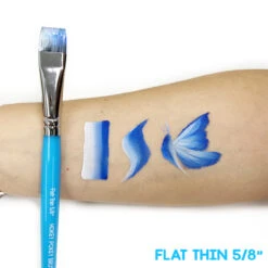 Hokey Pokey Brushes - Flat Thin 5/8 - HPBFT-5/8 9 Hokey Pokey Brushes - Flat Thin 5/8 - HPBFT-5/8 -Face Painting Supplies Store 0014935 hokey pokey brushes flat thin 58 hpbft 58