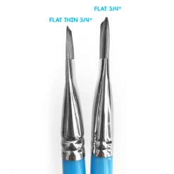 Hokey Pokey Brushes - Flat Thin 3/4 - HPBFT-3/4 15 Hokey Pokey Brushes - Flat Thin 3/4 - HPBFT-3/4 -Face Painting Supplies Store 0014941 hokey pokey brushes flat thin 34 hpbft 34