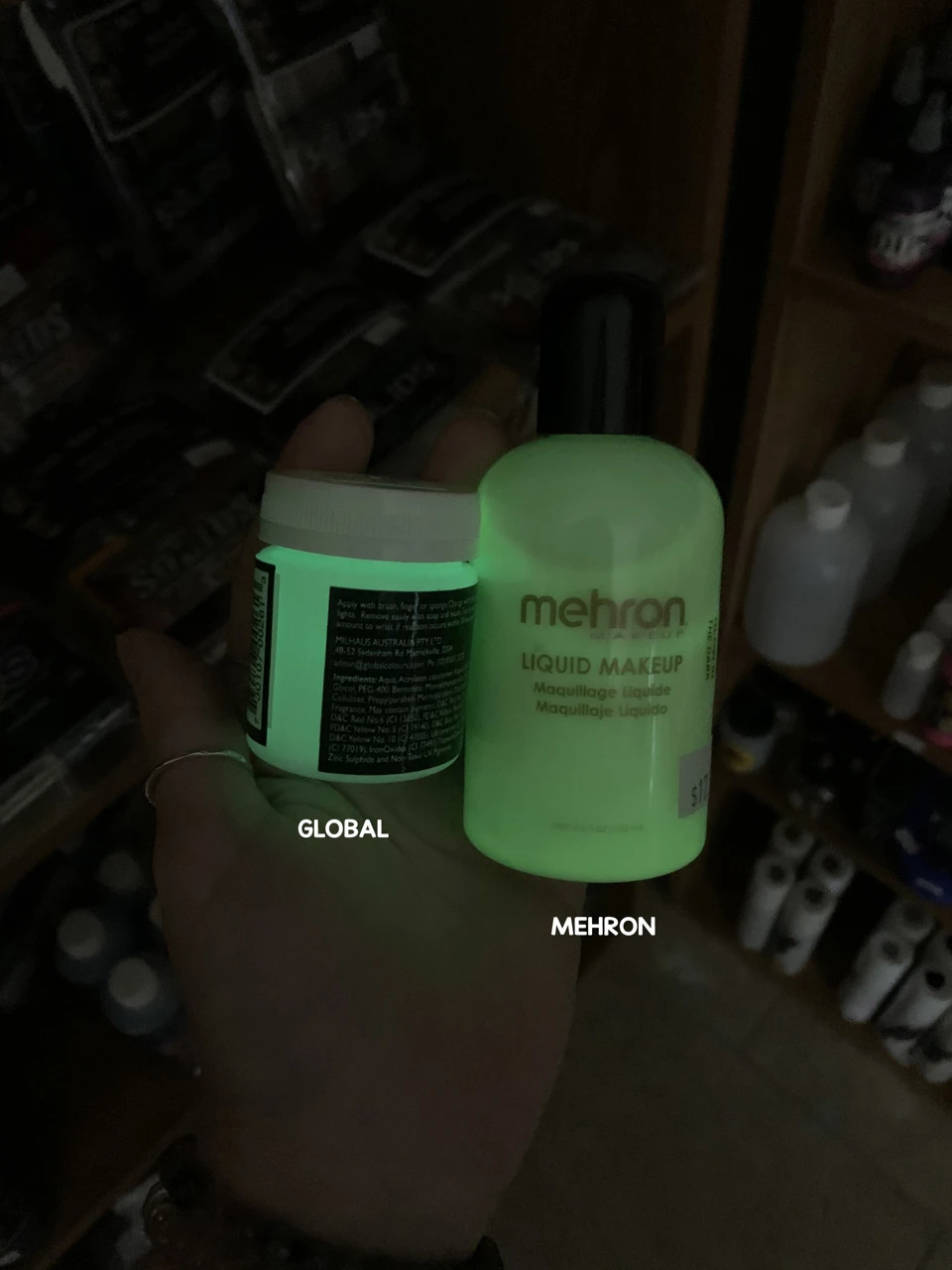 Global Body Art Face Paint - GLOW IN THE DARK 45ml 4 Global Body Art Face Paint - GLOW IN THE DARK 45ml - Image 2