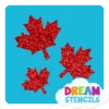 Cascading Maple Leaves Glitter Tattoo Stencil - HP-104 (5pc Pack) 1 Cascading Maple Leaves Glitter Tattoo Stencil - HP-104 (5pc Pack) -Face Painting Supplies Store 0016889 cascading maple leaves glitter tattoo stencil hp 104 5pc pack