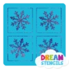 Mini 4 In 1 Snowflake Glitter Tattoo Stencil - HP-20 (5pc Pack) -Face Painting Supplies Store 0016937 mini 4 in 1 snowflake glitter tattoo stencil hp 5pc pack