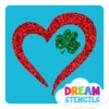 Heart Shamrock Glitter Tattoo Stencil - HP-46 (5pc Pack) 2 Heart Shamrock Glitter Tattoo Stencil - HP-46 (5pc Pack) -Face Painting Supplies Store 0016994 heart shamrock glitter tattoo stencil hp 5pc pack
