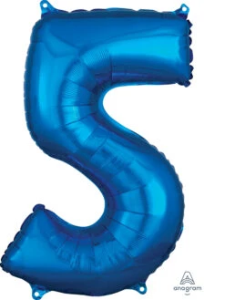 Anagram 26'' Mid-Size Shape Number 5- Blue (1pc)