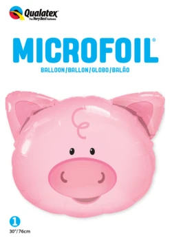 30'' Playful Pig Foil Balloon (1pc)
