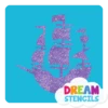 Ship Glitter Tattoo Stencil - HP-151 (5pc Pack) -Face Painting Supplies Store 0017814 ship glitter tattoo stencil hp 5pc pack