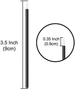 Detail Applicator - Disposable Eyeliner Brushes - 50Pcs -Face Painting Supplies Store 0018031 detail applicator disposable eyeliner brushes 50pcs