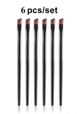 Small Angled Eyebrow Brush Set - 6pc