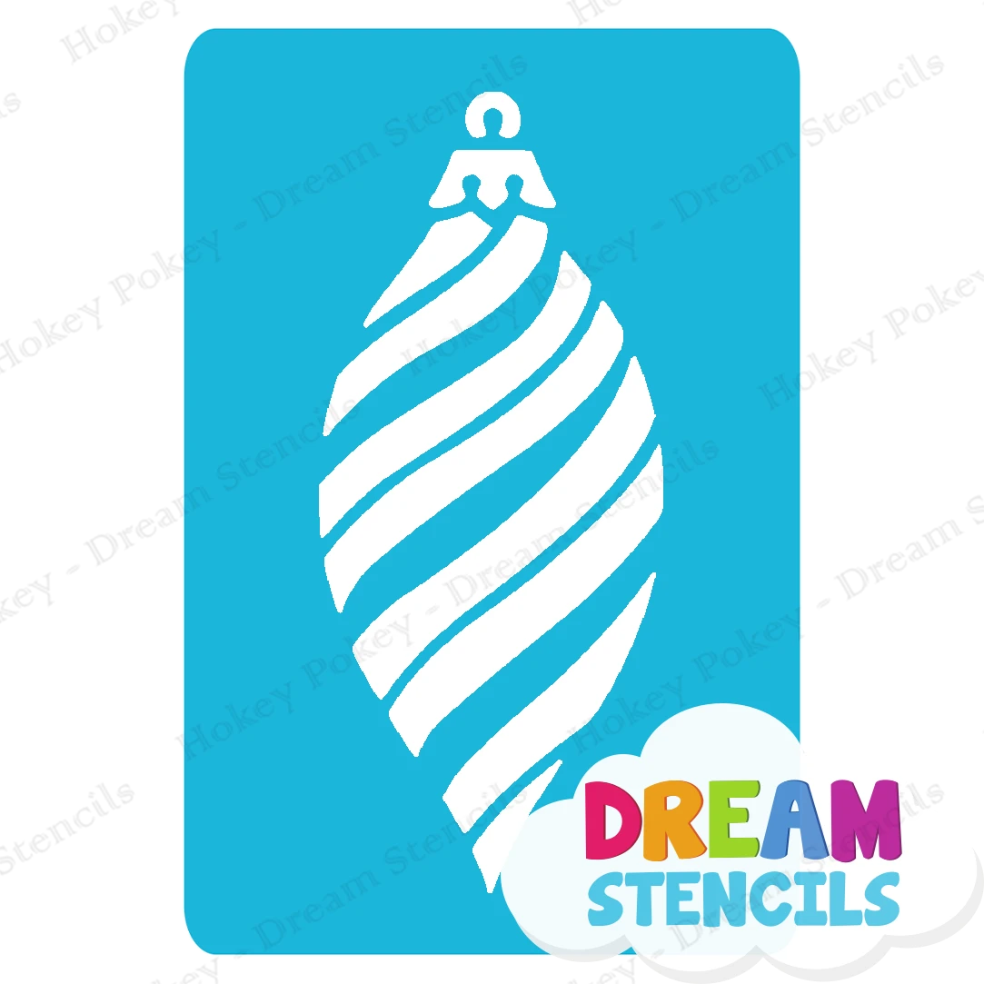 Striped Ornament Glitter Tattoo Stencil - HP-249 (5pc Pack) 4 Striped Ornament Glitter Tattoo Stencil - HP-249 (5pc Pack) - Image 2