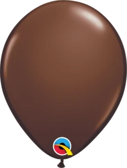 Qualatex 11" Round - Chocolate Brown Balloons (100/bag)