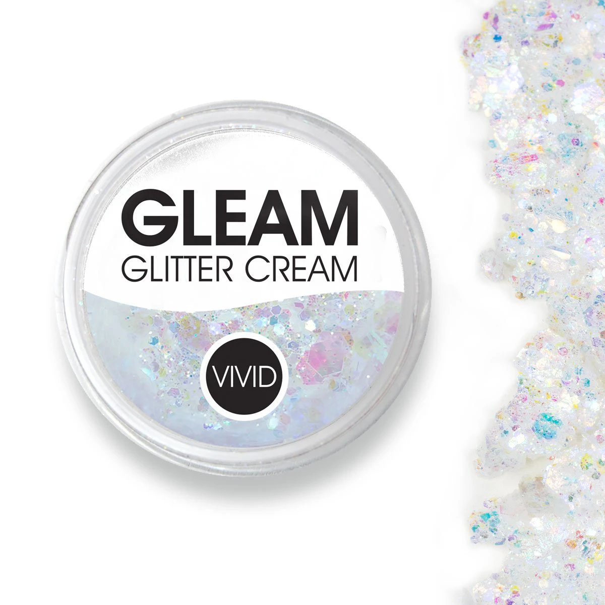Vivid Glitter Cream - Gleam Purity (25g) 3 Vivid Glitter Cream - Gleam Purity (25g)