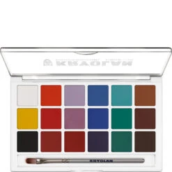 Kryolan Aquacolor Palette 18 Color - BASIC