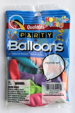 11" Qualatex Party Balloons - Festive Assortment (8/Bag)