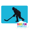 Hockey Player Glitter Tattoo Stencil - HP-345 (5pc Pack) 2 Hockey Player Glitter Tattoo Stencil - HP-345 (5pc Pack) -Face Painting Supplies Store 0020516 hockey player glitter tattoo stencil hp 345 5pc pack