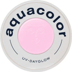 Kryolan Aquacolor - Cosmetic Grade UV-Dayglow Face Paint - Rose (30 Ml)