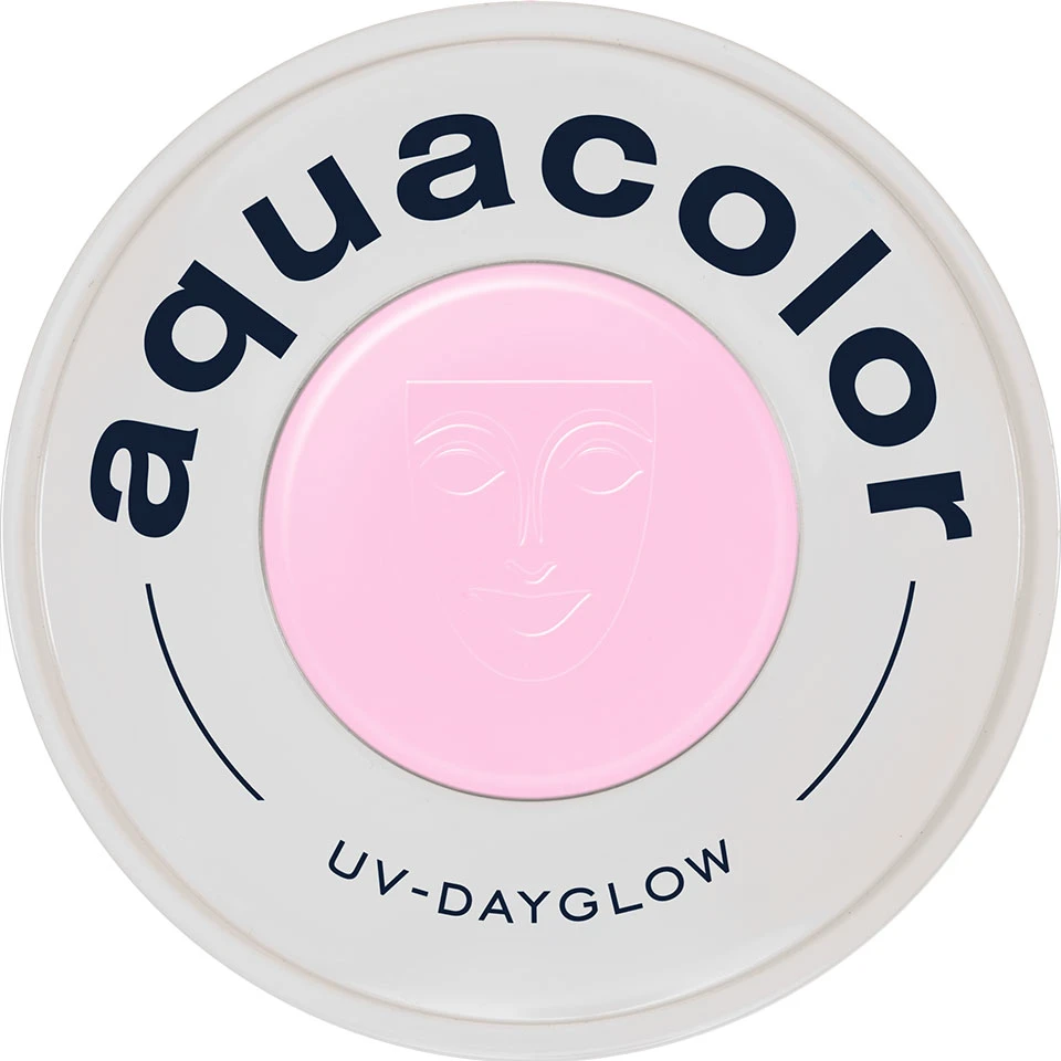 Kryolan Aquacolor - Cosmetic Grade UV-Dayglow Face Paint - Rose (30 Ml) 3 Kryolan Aquacolor - Cosmetic Grade UV-Dayglow Face Paint - Rose (30 Ml)