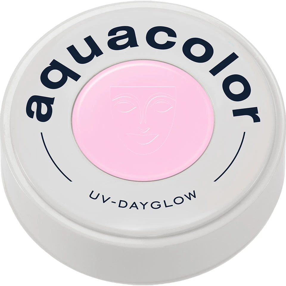 Kryolan Aquacolor - Cosmetic Grade UV-Dayglow Face Paint - Rose (30 Ml) 4 Kryolan Aquacolor - Cosmetic Grade UV-Dayglow Face Paint - Rose (30 Ml) - Image 2