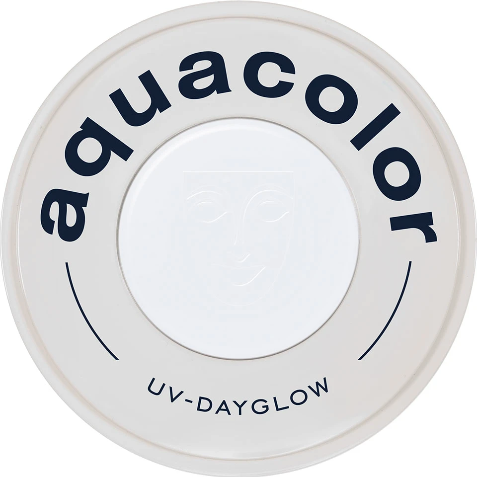 Kryolan Aquacolor - Cosmetic Grade UV-Dayglow Face Paint - White (30 Ml) 3 Kryolan Aquacolor - Cosmetic Grade UV-Dayglow Face Paint - White (30 Ml)