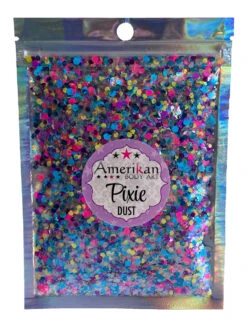 ABA Pixie Dust Dry Glitter Blend - Happy UV - 1oz Bag (Loose Glitter)