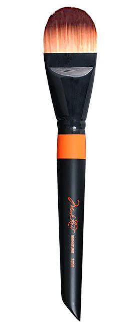 Mehron Mark Reid Signature Filbert Body Brush - 30W 2 Mehron Mark Reid Signature Filbert Body Brush - 30W