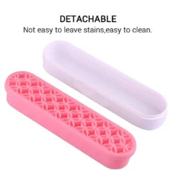 Silicone Brush Holder - Pink -Face Painting Supplies Store 0021417 silicone brush holder pink
