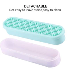 Silicone Brush Holder - Teal -Face Painting Supplies Store 0021420 silicone brush holder teal