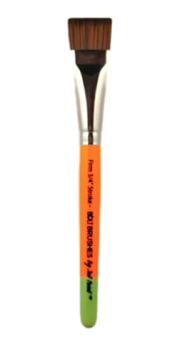 BOLT Brushes - Firm 3/4 Inch Stroke (NEW) 7 BOLT Brushes - Firm 3/4 Inch Stroke (NEW) -Face Painting Supplies Store 0021435 bolt brushes firm 34 inch stroke new