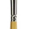 KingArt 9930 Original Gold Taklon Brush - Oval Floral Petal #6 -Face Painting Supplies Store 0021469 kingart 9930 original gold taklon brush oval floral petal 6