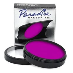 Mehron Paradise Neon UV Purple Face Paint - Nebula (40g) -Face Painting Supplies Store 0021569 mehron paradise neon uv purple face paint nebula 40g