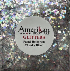 ABA Loose Chunky Glitter - Pastel Hologram (1oz Bag /28g)