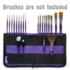 Art Factory Empty Brush Holder / Wallet / Carrying Case (Purple) -Face Painting Supplies Store 0021846 art factory empty brush holder wallet carrying case purple
