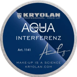 Kryolan Aquacolor Interferenz Face Paint 1141 Silver G (8 Ml)