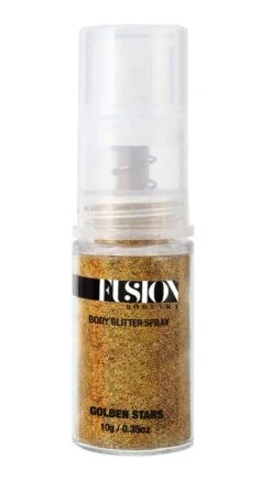 Fusion Body Art - Golden Stars - Holographic Gold Glitter (10g)