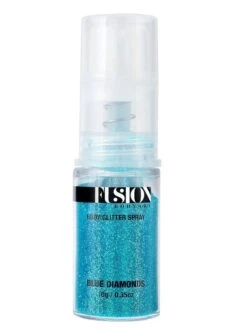 Fusion Body Art - Blue Diamonds - Holographic Blue Glitter (10g)