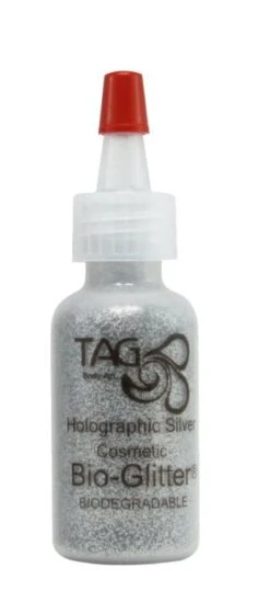 TAG Cosmetic Bio Glitter - Holographic Silver (15ml)