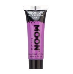 Moon Glow - Neon UV Face & Body Paint - Intense Purple (12ml)