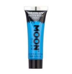 Moon Glow - Neon UV Face & Body Paint - Intense Blue (12ml)