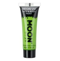 Moon Glow - Neon UV Face & Body Paint - Intense Green (12ml)