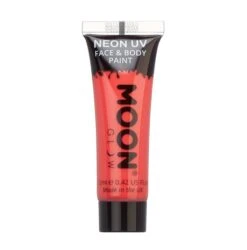 Moon Glow - Neon UV Face & Body Paint - Intense Red (12ml)