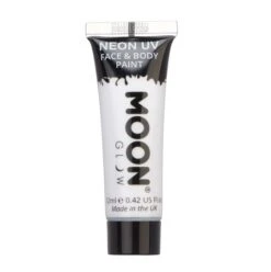 Moon Glow - Neon UV Face & Body Paint - White (12ml)