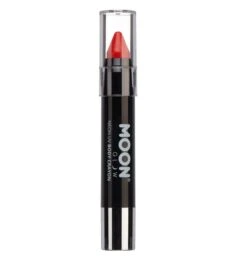 Moon Glow - Neon UV Body Crayons - Intense Red (3.5g)