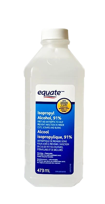 Equate Isopropyl Alcohol 91% (473ml) 3 Equate Isopropyl Alcohol 91% (473ml)