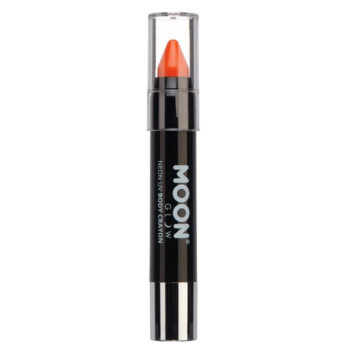 Moon Glow - Neon UV Body Crayons - Intense Orange (3.5g) 3 Moon Glow - Neon UV Body Crayons - Intense Orange (3.5g)