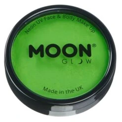 Moon Glow Neon UV - Pro Face Paint Cake - Green (36g)
