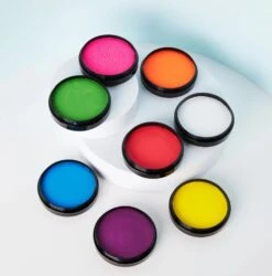 Moon Glow Neon UV - Pro Face Paint Cake - Purple (36g) 9 Moon Glow Neon UV - Pro Face Paint Cake - Purple (36g) -Face Painting Supplies Store 0022771 moon glow neon uv pro face paint cake purple 36g